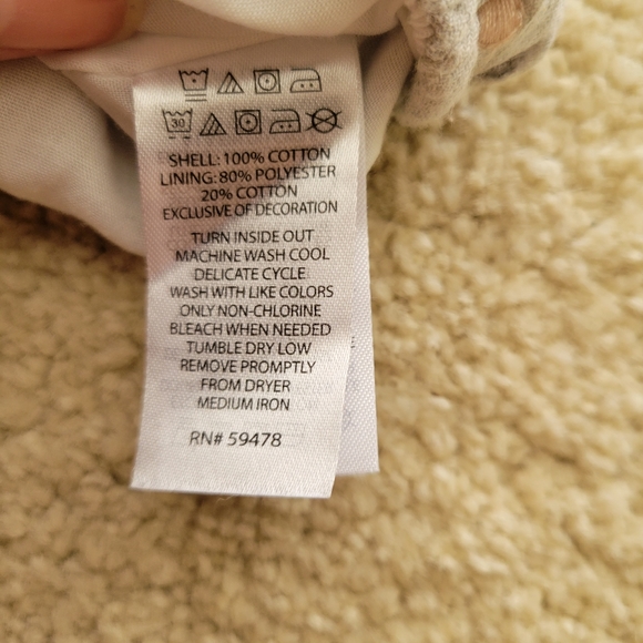 Shappy Chic Romper and hat grey with embroidered polka dots 3-6 months - Picture 7 of 7